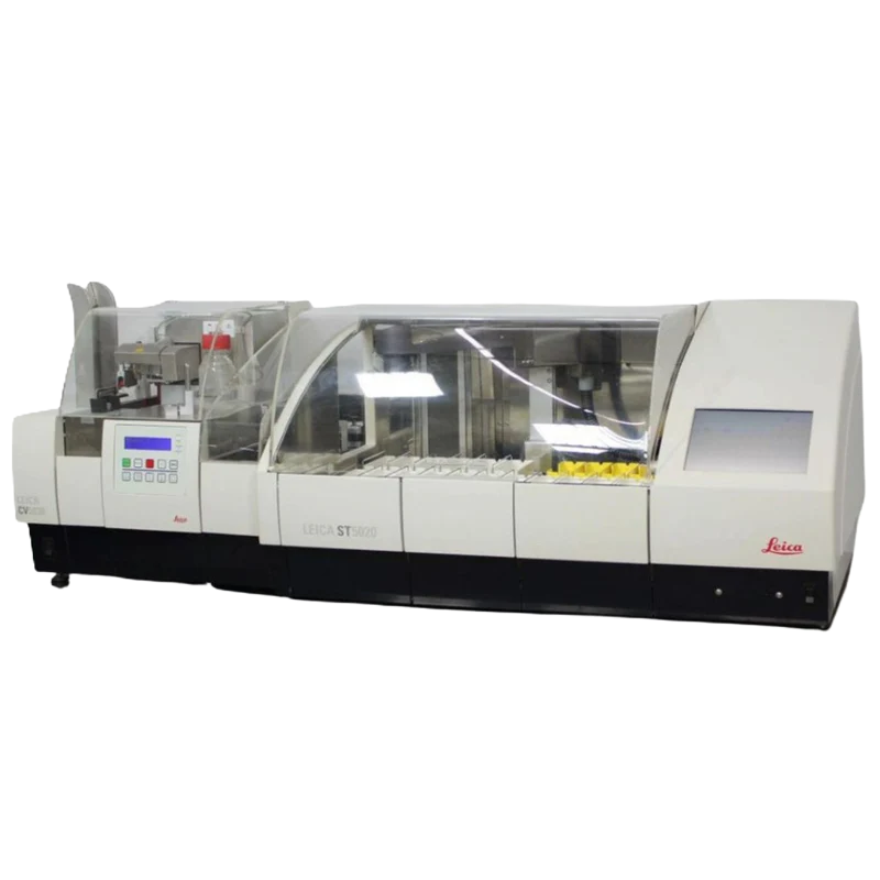Leica ST5020 Automated Slide Stainer + CV5030 Coverslipper