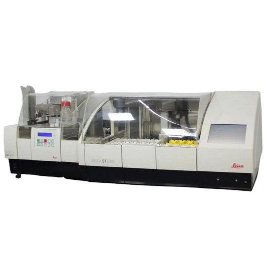 Leica ST5020 Automated Slide Stainer + CV5030 Coverslipper